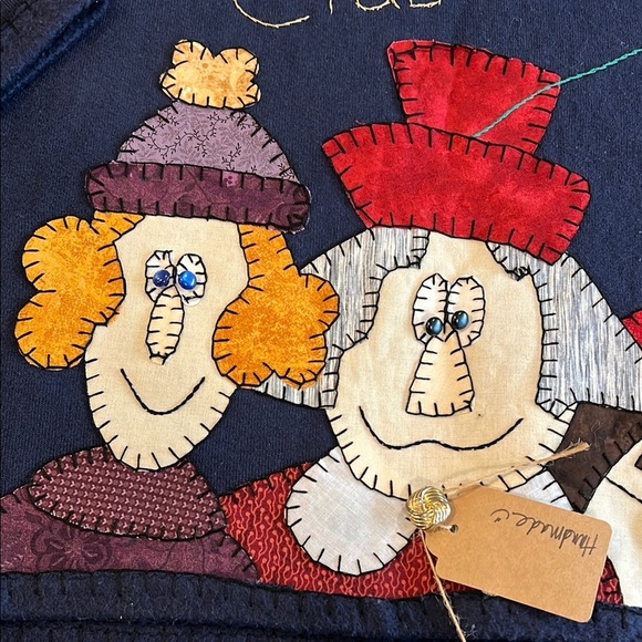 Unbranded vintage sweatshirt - appliquéd, sewn, handmade - Picture 4 of 8